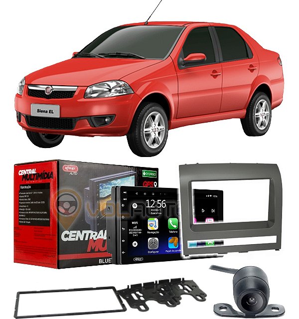 Kit Central Multimidia Fiat Siena E Idea 2007 Até 2011