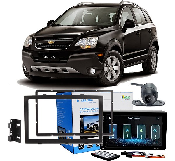 Kit Central Multimidia Chevrolet Captiva 2008 Até 2016