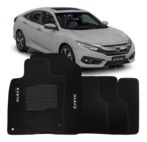 Jogo De Tapete New Civic 2012 Até 2016