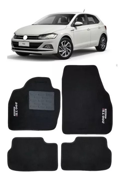 Jogo De Tapetes Volkswagen Polo 200 Tsi 2018