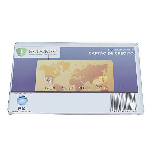 Capa  Porta Documentos Acrilico CartÃo De Credito