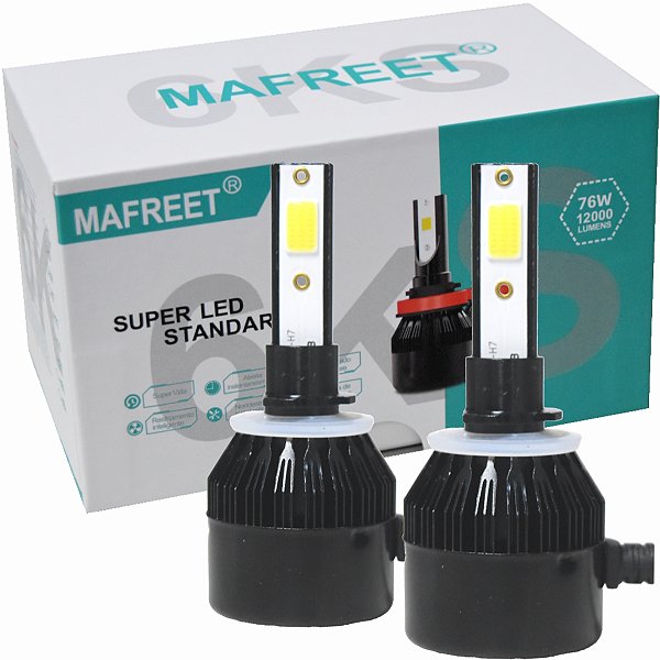 Lâmpada Super LED 6000K 12V 76W 12000LM