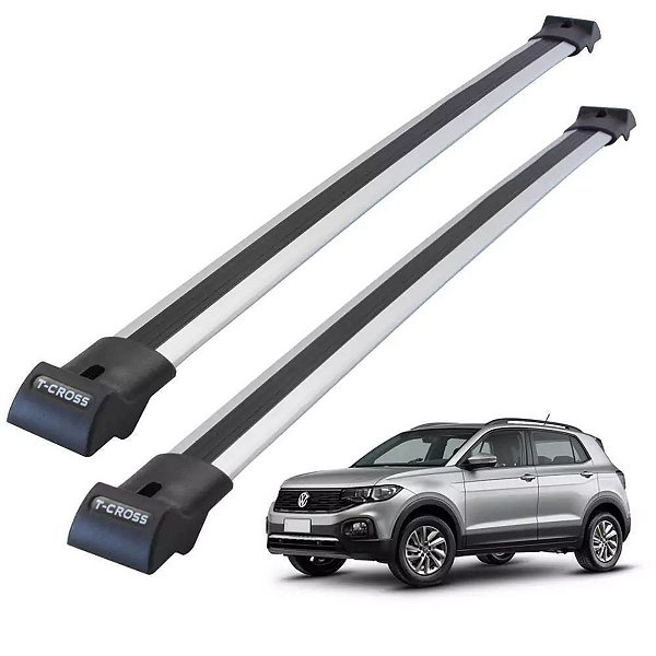 Travessa Aluminio T-cross S/teto Larga Prata