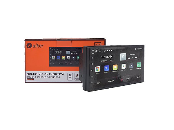 Central De Multimidia Automotiva Aiker 7 Polegadas