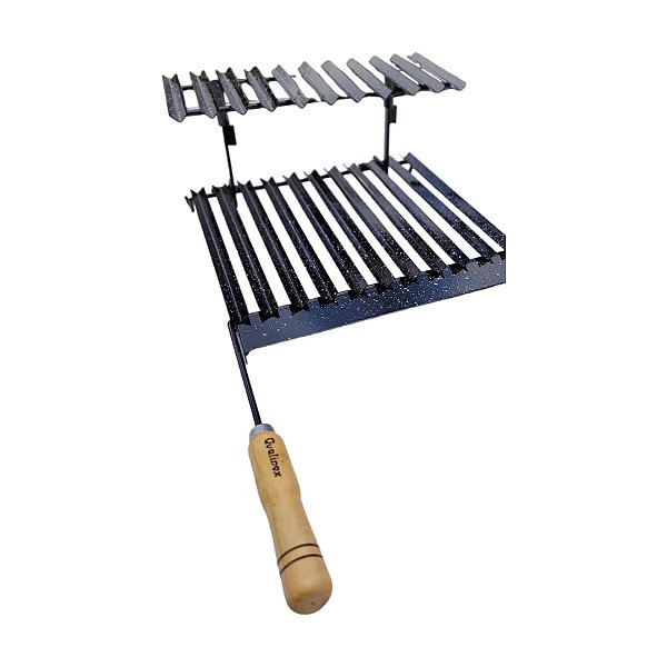 Grelha Argentina Esmaltada com Descanso 5019-01