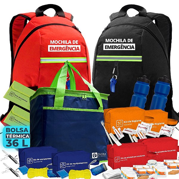 Mochilas de Emergência Évora | Kit Família