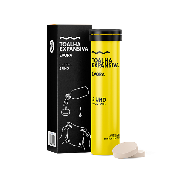Toalha Expansiva Compacta