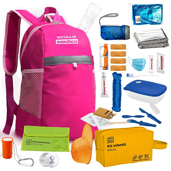 Mochila de Emergência Évora | Novo Kit Infantil