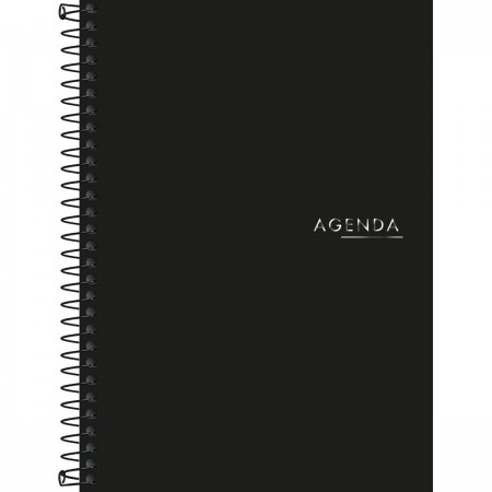 Agenda Executiva Permanente Espiral Diária Tilibra Napoli 12,9 cm x 18,7 cm R.141631 Com 192 Folhas a Unidade