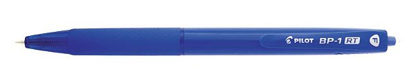 Caneta Esferográfica Retrátil Pilot Cor Azul 0.7mm Ponta Fina BP-1RT-F Unidade