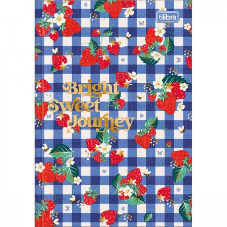 Caderno Brochura 1/4 Tilibra Little Garden Capa Dura Sortida 14cm x 20cm R.333166 Com 80 Folhas