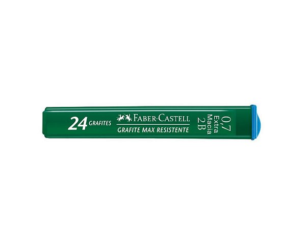 Grafite Faber Castell 0.7mm 2B Estojo Com 24