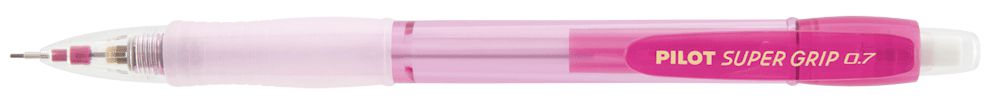 Lapiseira Com Borracha Super Grip Pilot Cor Rosa Neon 0.7mm H187-N Unidade