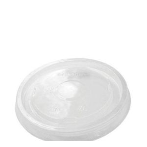 Tampa Plástica Descartável Totalplast Transparente Para Copo Térmico Isopor de 180ml Eps Pacote Com 100
