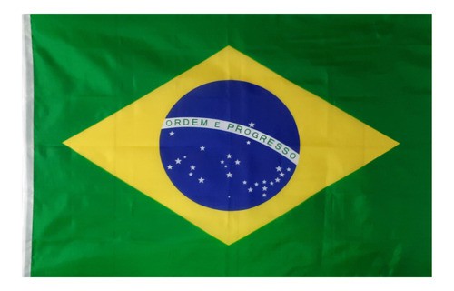 Bandeira Do Brasil Sem Haste Copa Do Mundo 60cm x 90cm R.BAND01 Unidade