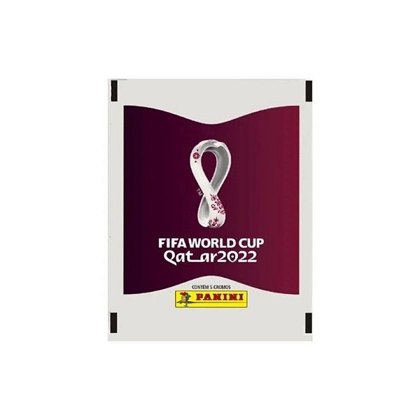 Pacote de Figurinhas Oficial Panini Copa do Mundo 2022 R.110205 Unidade