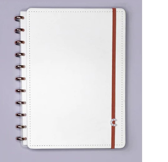 Caderno Inteligente All White A5 (15cm x 20cm) R.cia52062 Com 80 Folhas