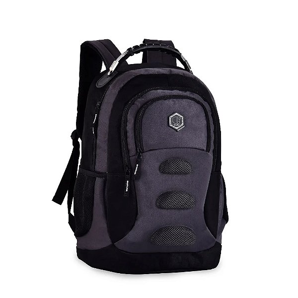 Mochila Clio Backpacks Cor (Preta com Cinza, Azul ou Vermelha) Sortida R.CW2225 - Unidade