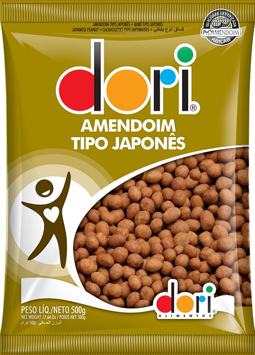 Amendoim Tipo Japonês Dori 500 Gramas R.9001899 Unidade