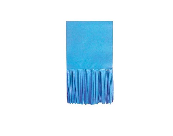 Papel Seda Para Bala 1 Franja Cor Azul Turquesa Com 48 Folhas