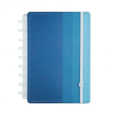 Caderno Inteligente  Blue Creat Journal By Miguel Luz Tamanho Grande (20cm x 27cm) Com 80 Folhas ( 60 Pautadas+20 Lisas) 90 Gramas R.CIGD4139 - A Unidade