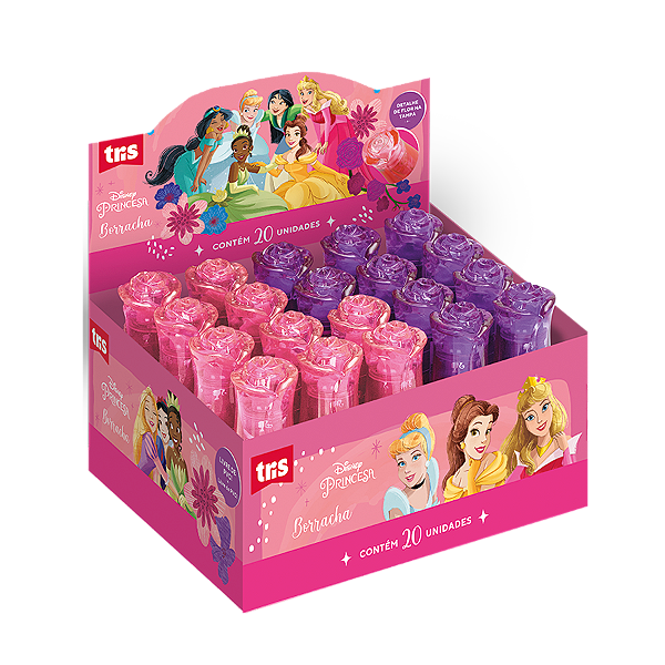 Borracha Batom Disney Princesas Cores Sortidas R.657462 - A Unidade