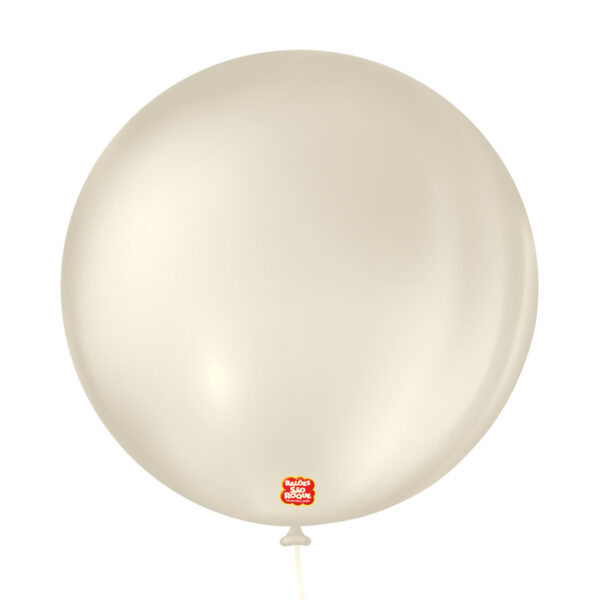 Balão São Roque Liso Nº5 Areia c/50 Unidades