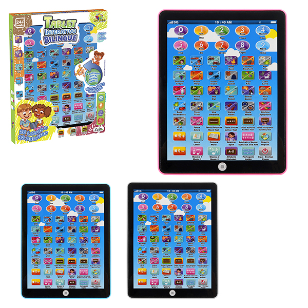 Tablet Interativo Bilingue 3 Cor Sortida R.na18560pq - Unidade