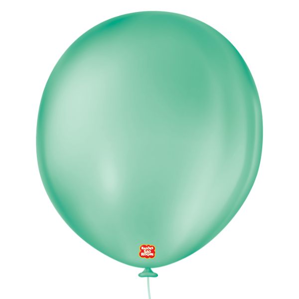 Balão São Roque Liso Nº16 Redondo Tiffany c/10 Unidades