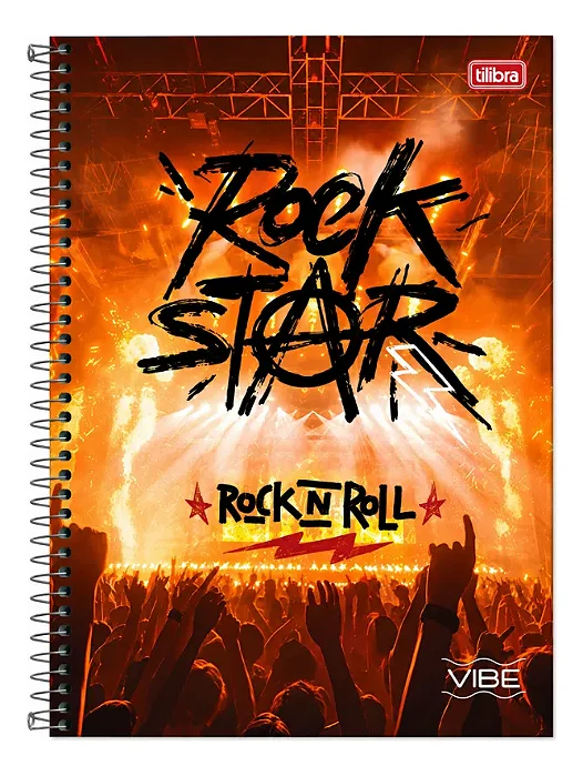 Caderno Universitário Tilibra Vibe Masculino 10 Matérias 160 Folhas Capa Sortida Unidade – Ref. 395315