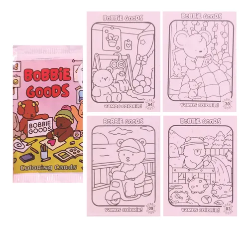 Cards para Colorir Bobbie Goods Envelope c/4 Unidades