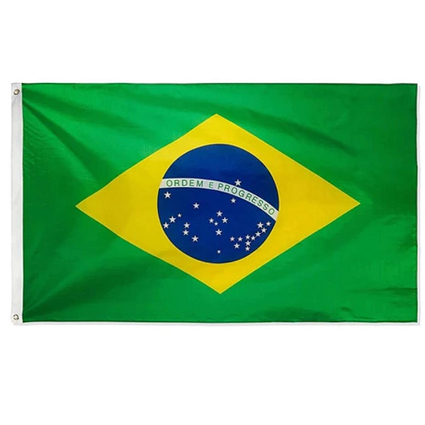 Bandeira do Brasil 90x150cm Copa do Mundo R.Festas