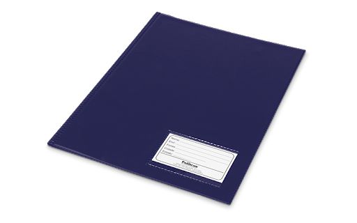 Pasta Catálogo Com Visor Polibrás Azul Com 50 Envelopes R.60309 Unidade
