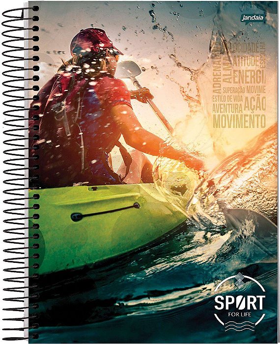 Caderno Capa Dura Jandaia 12X1 Esp Univ 240 Folhas Sport R.52665