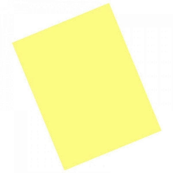 Cartolina Comum Amarela 50cm x 66cm Unidade