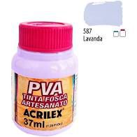 Tinta Plástica Acrilex Pva 37Ml Lavanda R.587