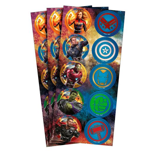 Adesivo Decorativo Redondo Regina Avengers 4 R.655 Com 3