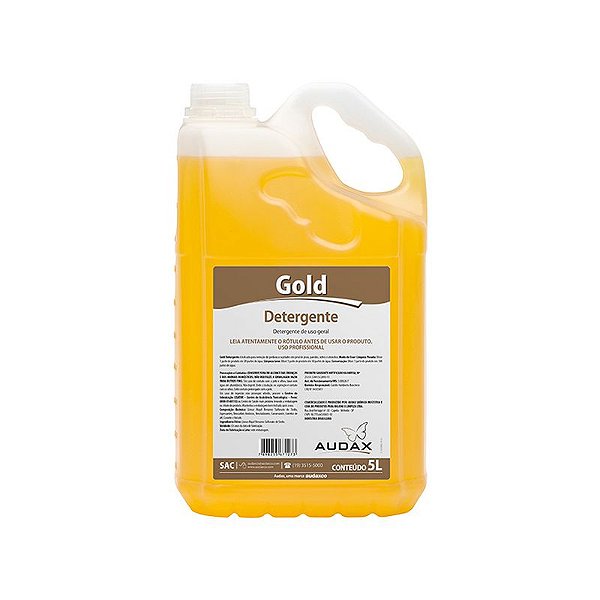 Detergente Gold Concentrado Neutro Audax com 5 Litros
