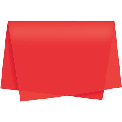 Papel de Seda Vermelho 48cm x 60cm Unidade