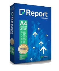 Papel A4 Report 210x297 Pacote Com 500 Folhas