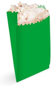 Saquinho de Papel Verde Claro 13cm X18cm R.ep2088 Pacote Com 25