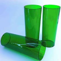 Copo Long Drink Verde Transparente 300ml Unidade