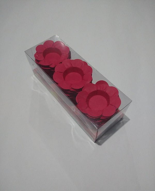 Forminha Decorativa para Doces Nb Formas C1 Pink Embalagem Com 50
