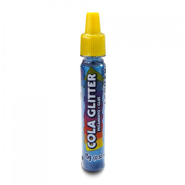 Cola Com Glitter Acrilex Azul 15gr R.029050204 Unidade