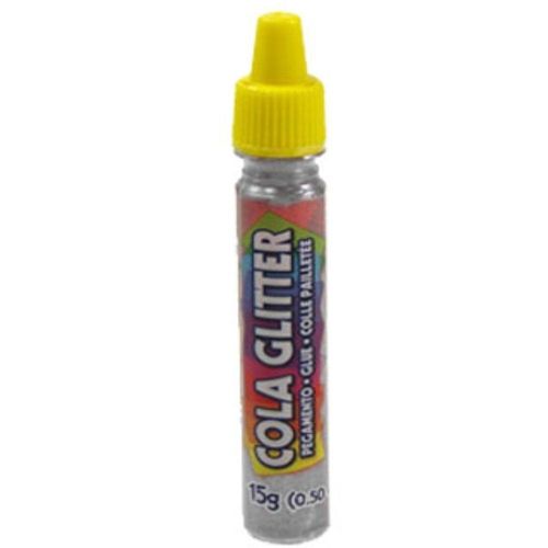 Cola Com Glitter Acrilex Prata 15gr R.029050202 Unidade