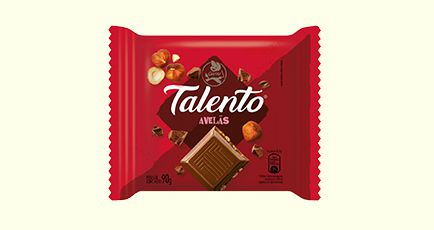 Chocolate Garoto Talento Tablete Avelãs 90 Gramas Unidade