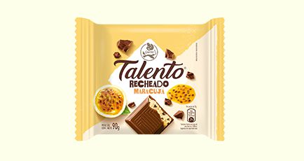 Chocolate Garoto Talento Tablete Maracujá 90 Gramas Unidade