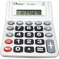 Calculadora Eletrônica 13cm x 10cm R.KK-3181A Unidade