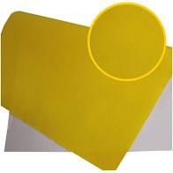Papel Camurça Textura Aveludada Amarelo 40cm x 60cm Unidade