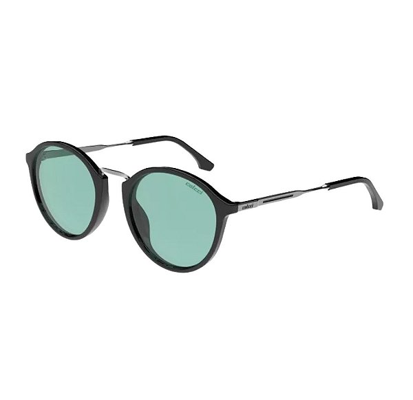 Óculos Solar Tanne Preto Brilho Lente Verde • COLCCI